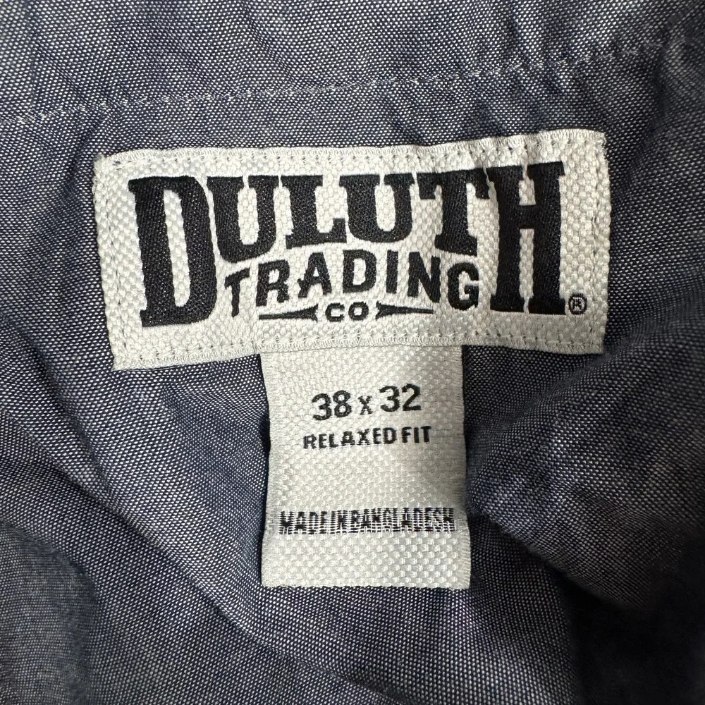 Duluth‎ Trading Pants Mens 38x32 Duluthflex Ballroom Roomy Utility Canvas Gusset